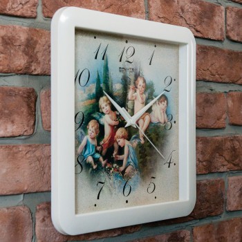 Часы настенные П-А7-327 Ангелы в Тюкалинске - tyukalinsk.mebel54.com | фото